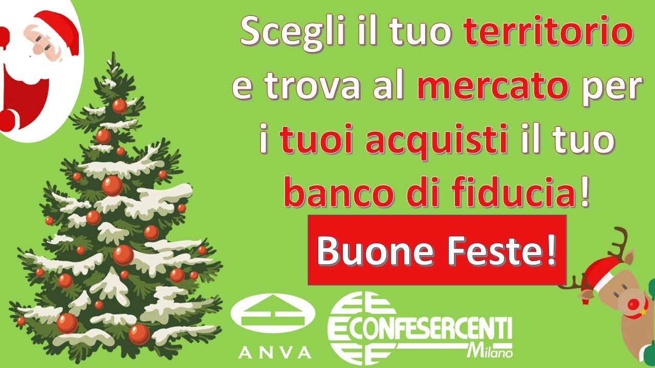 Chiusura natalizia 2021 ANVA - Confesercenti Milano