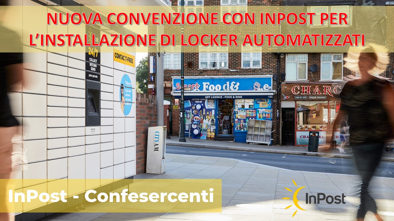 Nuova convenzione con InPost per l'installazione di locker automatizzati