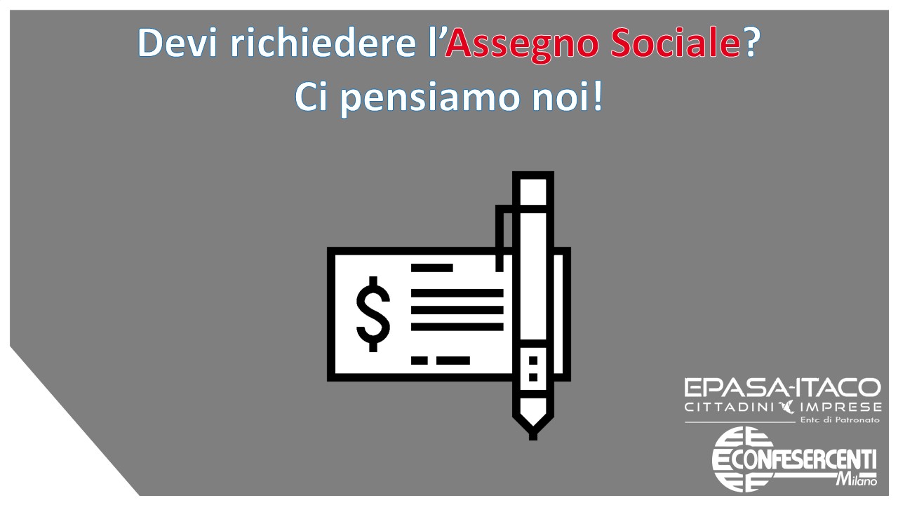 Patronato EPASA - ITACO: Assegno sociale