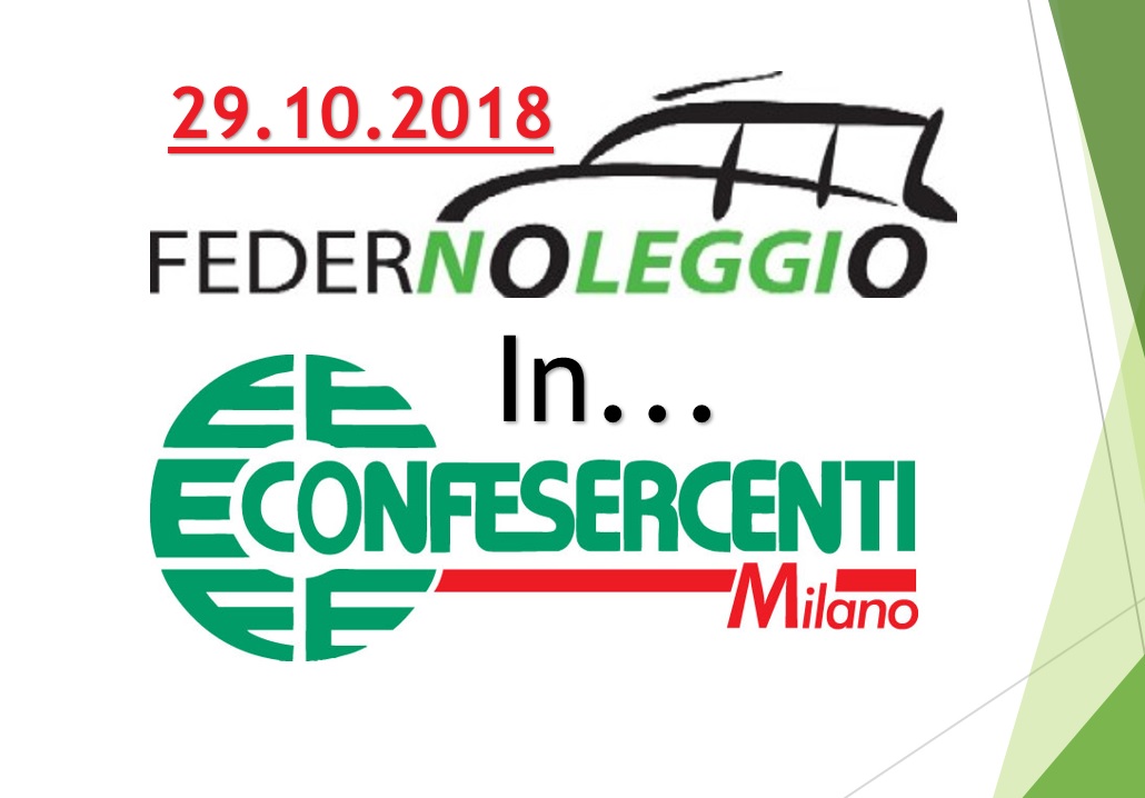 Federnoleggio: incontro per la categoria NCC il 29.10.2018 in Confesercenti Milano