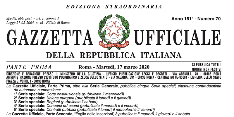 Decreto "Cura Italia", scopri i provvedimenti varati