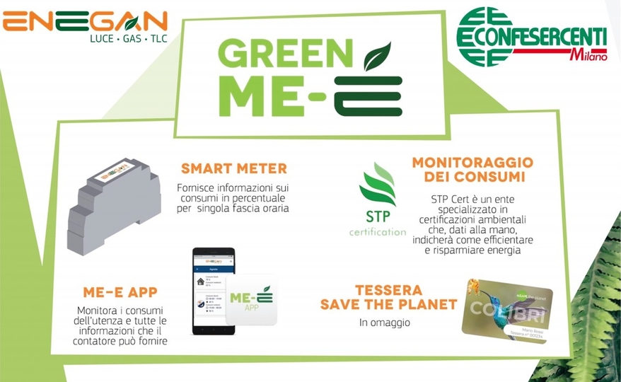 Confesercenti Milano ed ENEGAN: nuova offerta Green Me-e