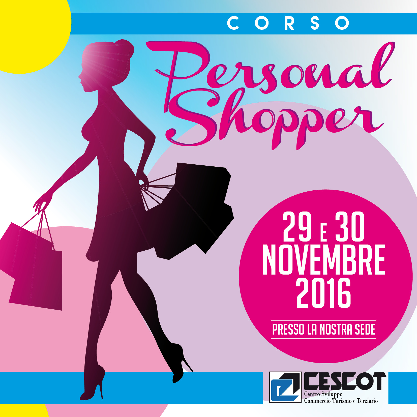 29 e 30 Novembre: diventa Personal Shopper con il corso Cescot 