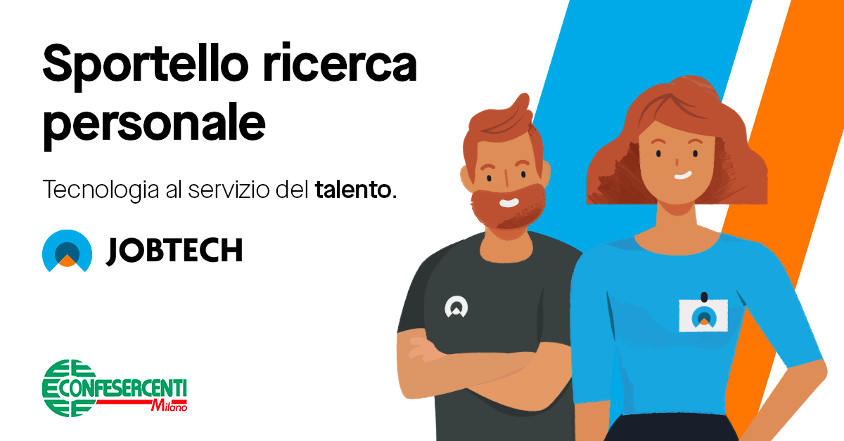 Ricerca del personale, Confesercenti Milano annuncia  la creazione di uno sportello digitale dedicato con Jobtech